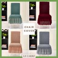 LECARRE (1pc Chair Cover) Luxury Chair Cover Luxurious Thick Elastic Chair Cover/