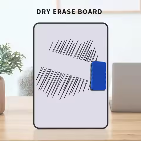 A5/A4/B4/A3 Whiteboard Dry Erase Magnetic-Friendly Erasable Writing Board Double-Sided Reusable Graf