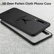 Oppo R9 R11 R9s R11s R15 R17 Pro Soft Christmas Deer Pattern Cloth 3D Matte Leather Phone Case Shockproof Casing Cover