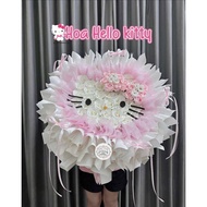 [New] Combo of 3 foam blanks shaped like Kitty, Bear, Rabbit, Labubu faces on a very pretty flower b