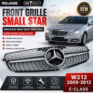 ROJASS MERCEDES W212 GRILLE SMALL STAR E200 E250 E300 E350 09-12 FRONT BUMPER GRILL PLUG & PLAY