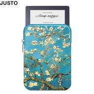 JUSTO e-Reader Sleeve, Shockproof Portable C2V2L3 Protective Cover, Wear Resistant Anti Scratch Soft