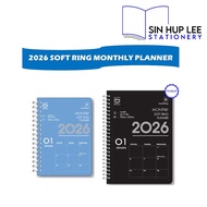 Masterprint Handwriting 2026 Soft Ring A5 | B5 Monthly Planner 2026 Journal - PNF-A5 | PNF-B5