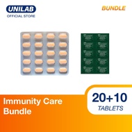 IMMUNITY CARE BUNDLE Biogesic Paracetamol 500 mg 20 Tablets + Conzace Vitamin C with Zinc 10 Capsule