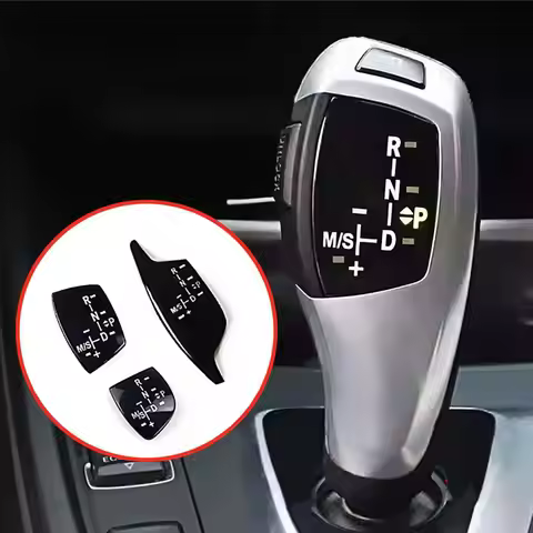 Car Shift Knob Panel Gear Button Cover Emblem M Performance Sticker for BMW X1 X3 X5 X6 M3 M5 F01 F1