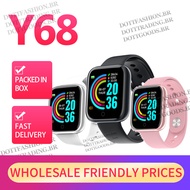 Y68 Smart Watch Fitness Tracker Sport Watch Smart Band Bluetooth Fitness Watch Smart Bracelet