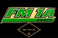 แท้ !! สติ๊กเกอร์ FM1A 344 PS สำหรับรถ Hino อะไหล่แท้ฮีโน่