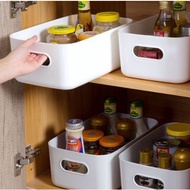 Mypublic Desktop Colorful Portable Sundries Storage Box Plastic Organizer Shelf Office Bathroom Kitc