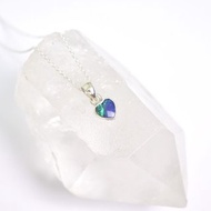 心形澳寶銀項鍊 銀925