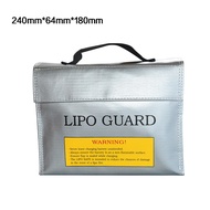 Lithium Battery Explosion-Proof Bag Storage Bag (240mm64mm180mm) Explosion-Proof Flame Retardant Hig