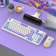 keyboard wireless wireless keyboard Hyun Silver Fox K94 Bluetooth Wireless Keyboard Dual Mode Mechan