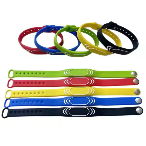 1Pcs 125KHz Waterproof Contactless ID Card Passive EM4100 TK4100 RFID Read Only Card Safety Silicone