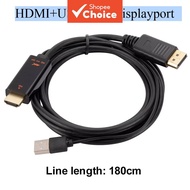 HDMIDisplayPort 4K 60Hz 2K 120Hz HDMIDP PC PS5   Kabel HDMI ke Paparan 4K 60Hz 2K 120Hz, Sumber HDMI
