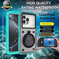 15 Meters/50 Feet Professional Snorkeling Waterproof Case for Iphone,Samsung,Google,Redmi,6.9 Inch P