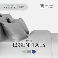 (Fitted Sheet Set) Grand Atelier Suite Essentials Collection Egyptian Cotton Fitted Sheet Set (Inc F