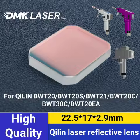 Qilin laser welding reflective lens 22.5*17*2.9mm cleaning reflector mirror no holder For QILIN BWT2