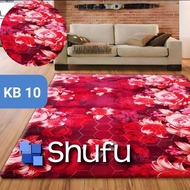 Karpet Malaysia| Ukuran 95cm x 140cm | Karpet lantai | ambal malaysia | karpet bulu halus lembut teb