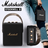 Original Marshall Stockwell II Bluetooth Speaker Wireless Waterproof Portable Speaker Bluetooth Bass with Mic Hands-free Call Speaker for IOS/Android/PC Speaker Power Full Bass Mini Karaoke Marshall Speaker Stockwell 2