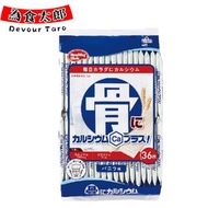 Hamada Healthy Club - 濱田Hamada 健康俱樂部- 牛奶味骨威化餅（加強鈣質）36枚（平行進口）