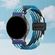 1pc 18mm20mm22mm Braided Magnetic Loop Compatible With Sam Galaxy Watch 7/6/5/4 40mm44m/6 Classic 43