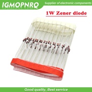 100 1W Voltage Regulator Diodes DO-41 3V 3V3 3V6 3V9 4V3 4V7 5V1 5V6 6V2 6V8 7V5 8V2 9V1 10V 11V 12V