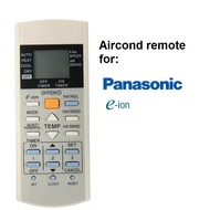 Panasonic AirCond Remote Control e-ion Air Conditioner CS-C12HKH