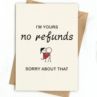 [Coisíní]  Anniversary Card for Husband, Valentines Day Gifts & Card, Funny Anniversary Card and Gif