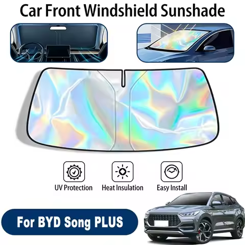Car sunshade suitable for BYD Song PLUS windshield sunshade foldable sunscreen summer sunshade prote