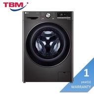 [Klang Valley Delivery Only] LG FV1412S3B Front Load Washer 12.0 kg TurboWash 360 Tempered Glass Doo