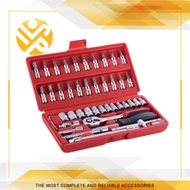 Socket Wrench Set 1/4'' 46 Pcs / Screwdriver Socket Wrench Set 46 Pcs
