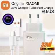 Original XIAOMI33W Charger 100% Fast Charging Type C