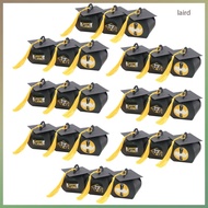 Pcs 1 Bag Wrapping Boxes Favor Boxes Party Boxes with Stickers (Black) laird