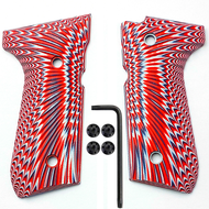 [TXTTY] CNC Made G10 Grips Patches for Beretta 92 / 96 Full Size92 fsM992a196a192 INOXSunburst Textu