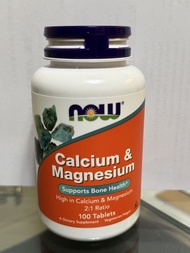 NOW Calcium & Magnesium Supports Bone Health