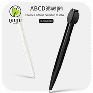 QIUJUU Rotation Answer Gel Pen, School Office Supplies 0.5mm Black Ink Gel Pen, Gift Student Answer 