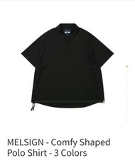 MELSIGN -Comfy Shaped Polo Shirt