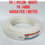 PA Nylon Tubing White Hose 14mm x 11mm OD 14mm ID 11mm Thickness 1.5mm Tube | PA14 Pneumatic Polyami