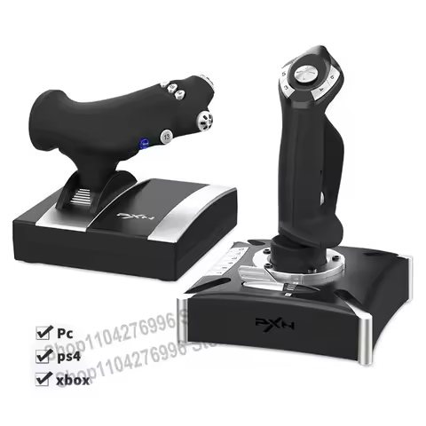 PXN 2119 PRO Flight Simulator Gamepad Vibration Controller Joystick PC/Desktop Xbox PS4 Flight Joyst