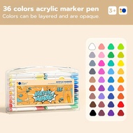 Permanent Art Marker Art Arcylic Markerpen Student Painting Pen Waterproof Markerpen Kids Acrylic Ma