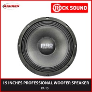 Rocksound 15 inch Speaker / Rocksound 15 inch PA15 Professional Woofer Speaker / Instrumental Speake