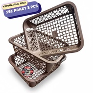 (3 pcs) plastic basket, BSG ELANDRA letter box, bread basket