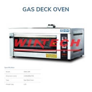 SHM SHM-20R Gas Baking Oven Oven Gas Pemanggang Roti 1 Deck 2 Tray