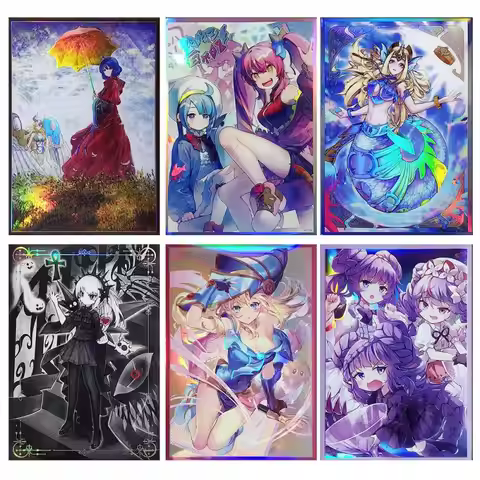 50pcs/set Yu-Gi-OH! Maliss Voiceless Voice Labrynth Flash Card Sleeve Anime Game Collection Card Pro