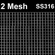 Stainless Steel Wire Mesh SS 316 Netting 2 Mesh SS316 Welded Filtration Grill Sheet