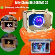 3D Hologram Movie Projector Stem Model Combo, 3D Hologram Projector Box Making Kit Children's Toys
