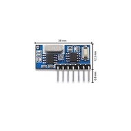 433MHz RF RECEIVER MODULE LEARNING 4 CHANNELS