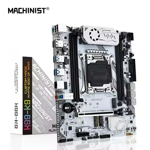 MACHINIST K9 X99 Mother,boardLGA 2011-3 Support Xeon E5 2666 2667 2670 V3 V4 CPU Processor DDR4 RECC