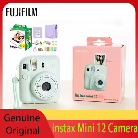 3Inch Fujifilm Instant Camera Purple/Green/White/Blue/Pink Fujifilm Instax Mini12 Camera Fujifilm In