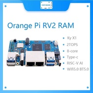 TA Orange Pi RV2 RAM Single Board Computer DDR4 8-Core RISC-V 2TOPS AI CPU WiFi BT5.0 BLE M2 PCIE SS
