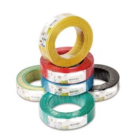 【⊕Good quality⊕】 fka5 1/2/5/10/50meters Bv0.12mm虏 Pvc Insulated Wire Electronic Cable Bv Hard Wire White/black/red/yellow/blue/green Color
